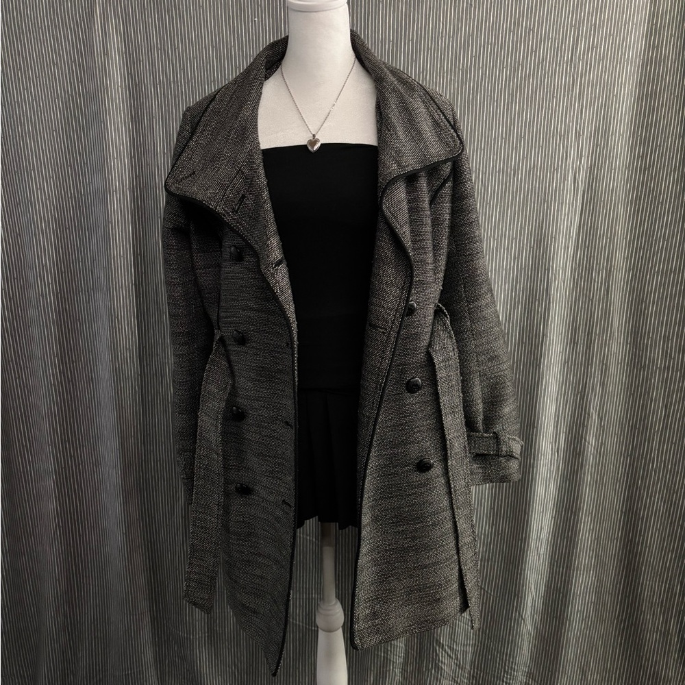 Grey guess trench coat